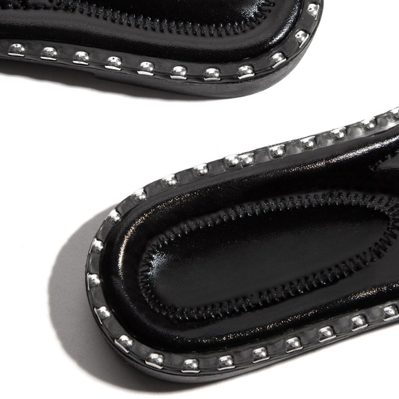 NEW๐ฅOpen Toe Rhinestone Crystal Slide Flat Sandal - Picture 4 of 4